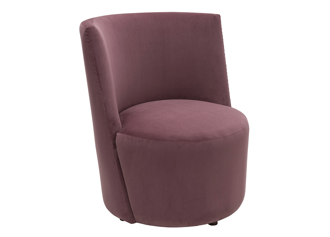 Coco Accent Chair Plum